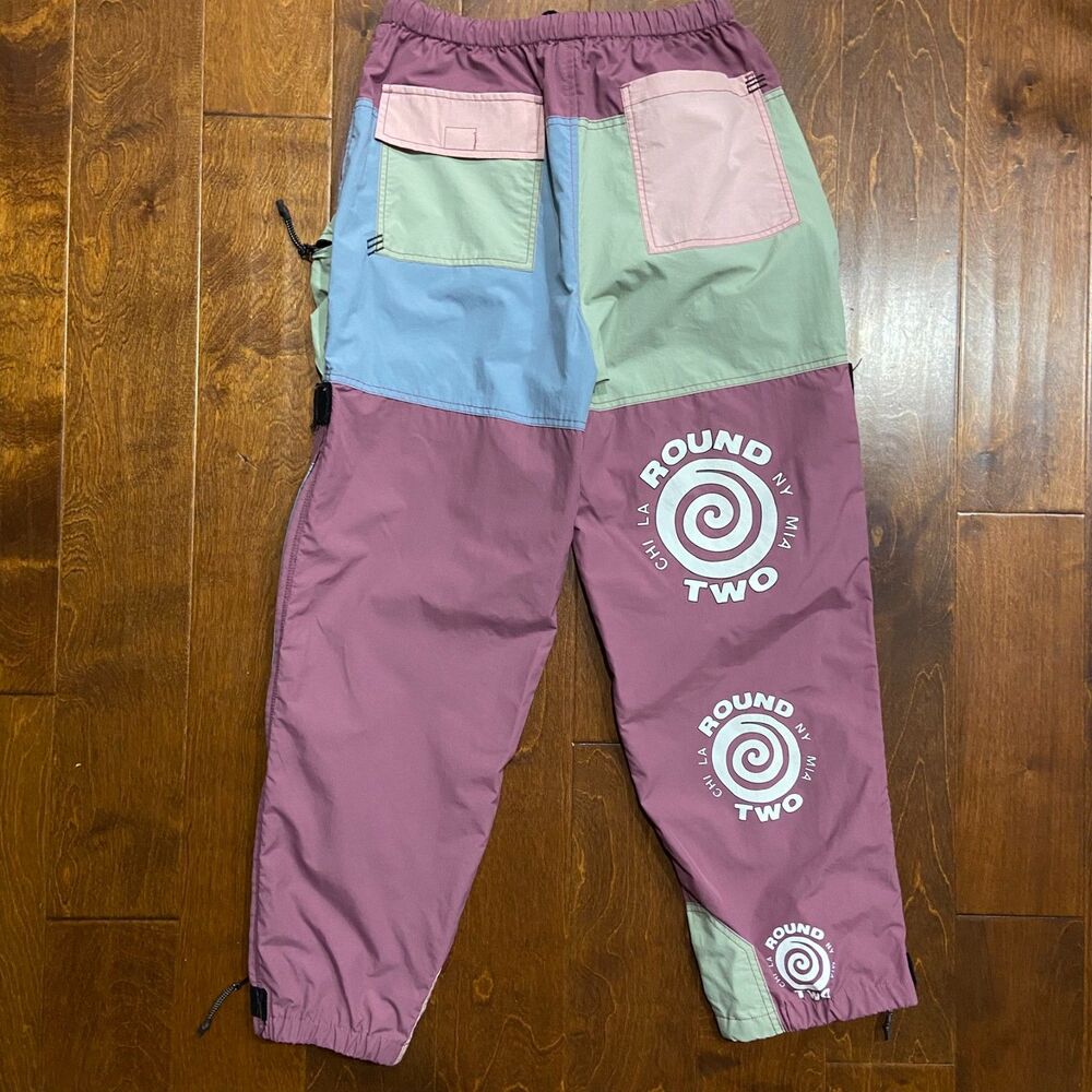 Round Two Avalanche Hiking Cargo Pants Colorblock Multi Men's Size Large - Picture 6 of 10